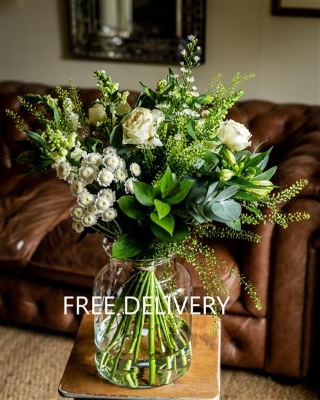 LetterBox Flowers White