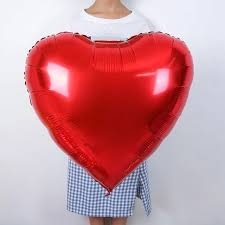 Extra Large red heart balloon